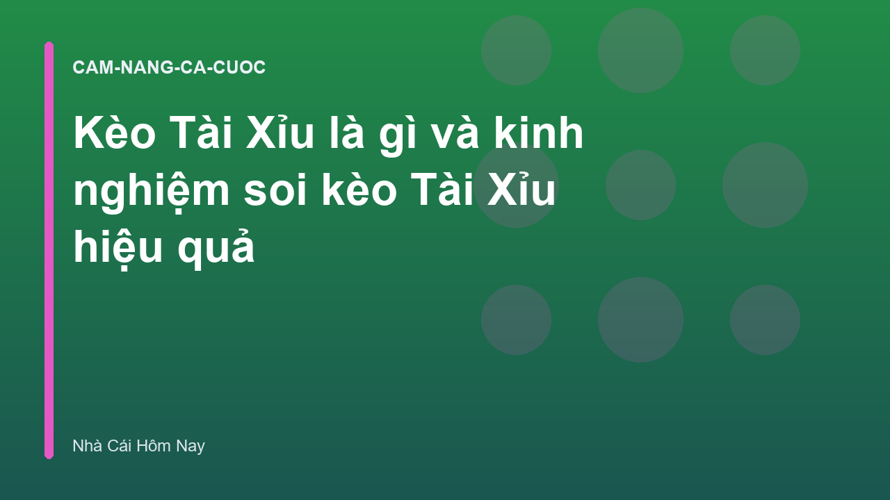Read more about the article Kèo Tài Xỉu là gì và kinh nghiệm soi kèo Tài Xỉu hiệu quả