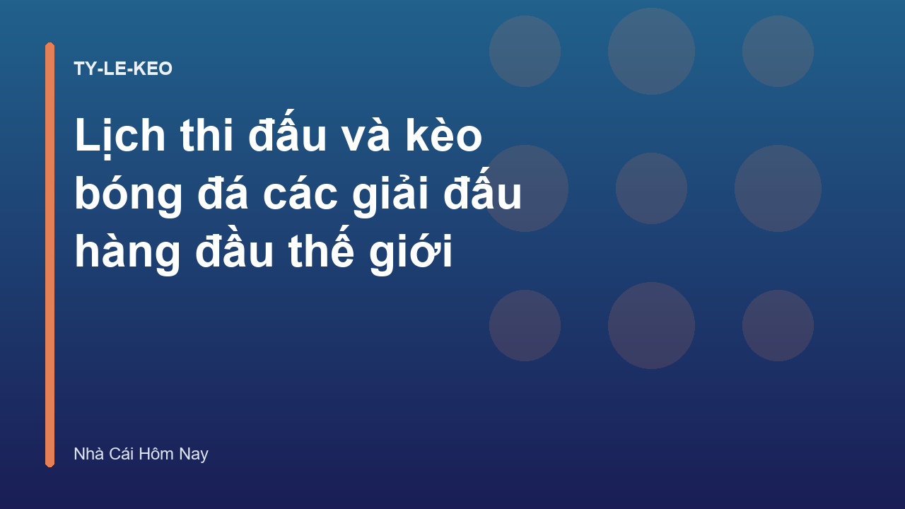 Read more about the article Lịch thi đấu và kèo bóng đá các giải đấu hàng đầu thế giới
